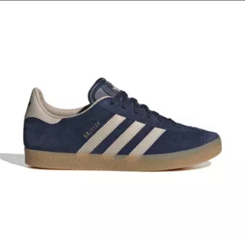 Adidas Gazelle- Big Kid- Navy/Taupe size 5.5